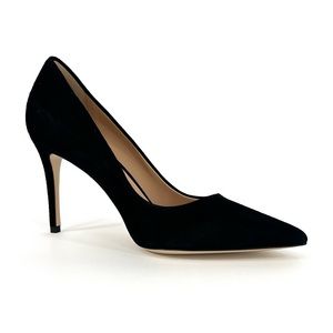M. Gemi Black Suede Pumps Esatto